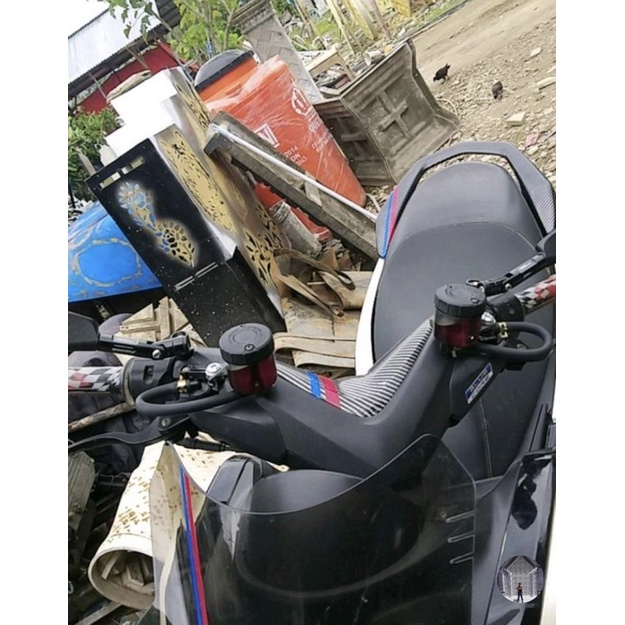 Master rem noname double tabung big smoke set kiri kanan nmax pcx