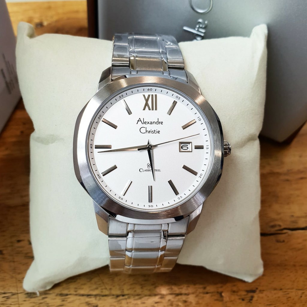 AC alexandre Christie  8619 pria original stainless steel silver