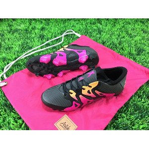 Sepatu Bola Adidas X 15 1   Black Pink Populer