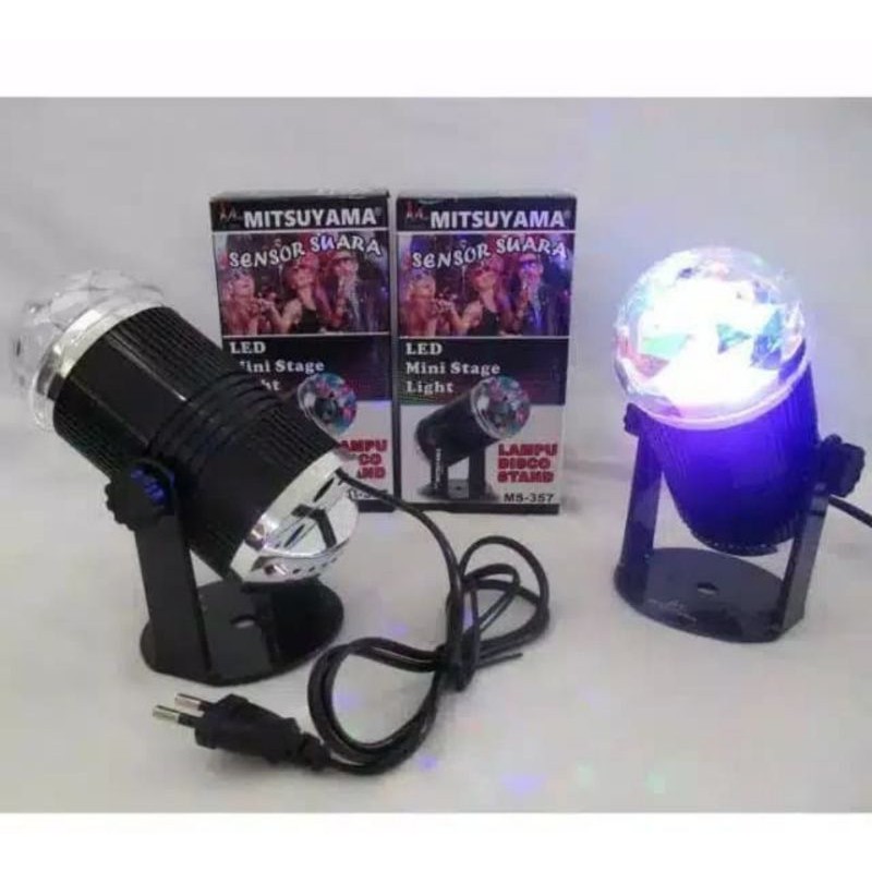 MS-357 Lampu Disco Sensor Suara Mitsuyama