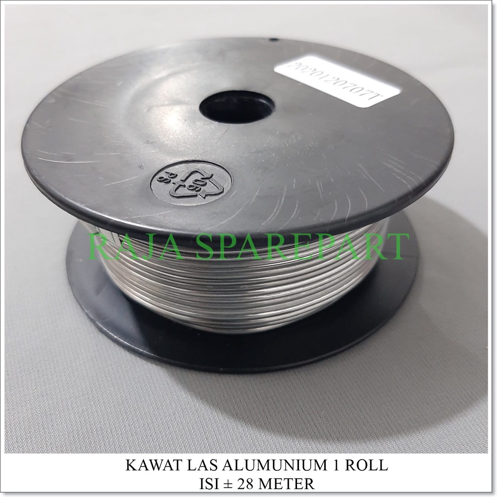 [HARGA 1 ROLL] Kawat Las Alumiunium / Kawat Las Evapurator ( tersedia meteran )