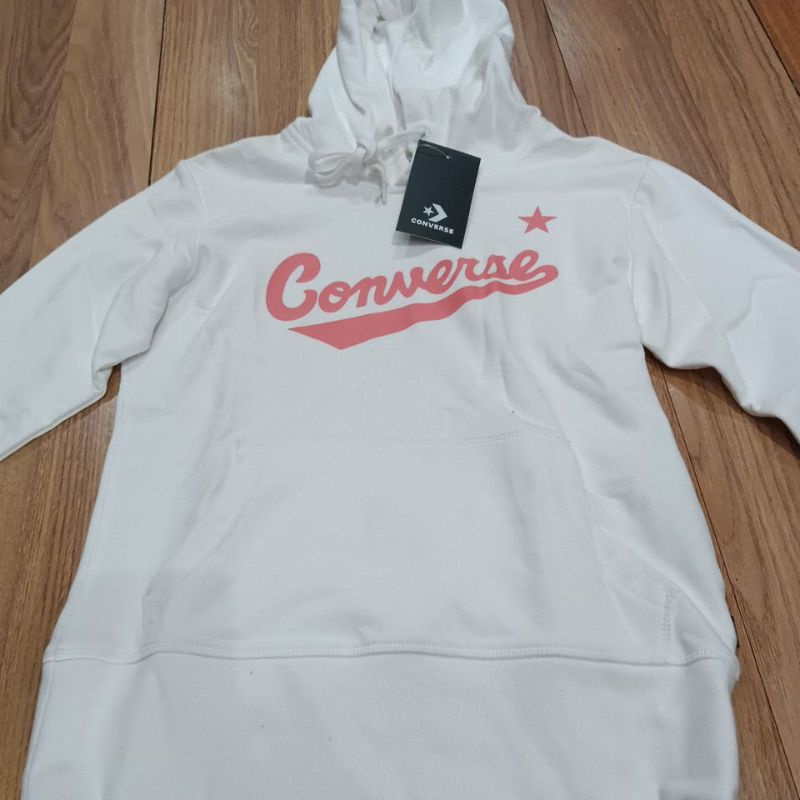 Hoodie Converse white