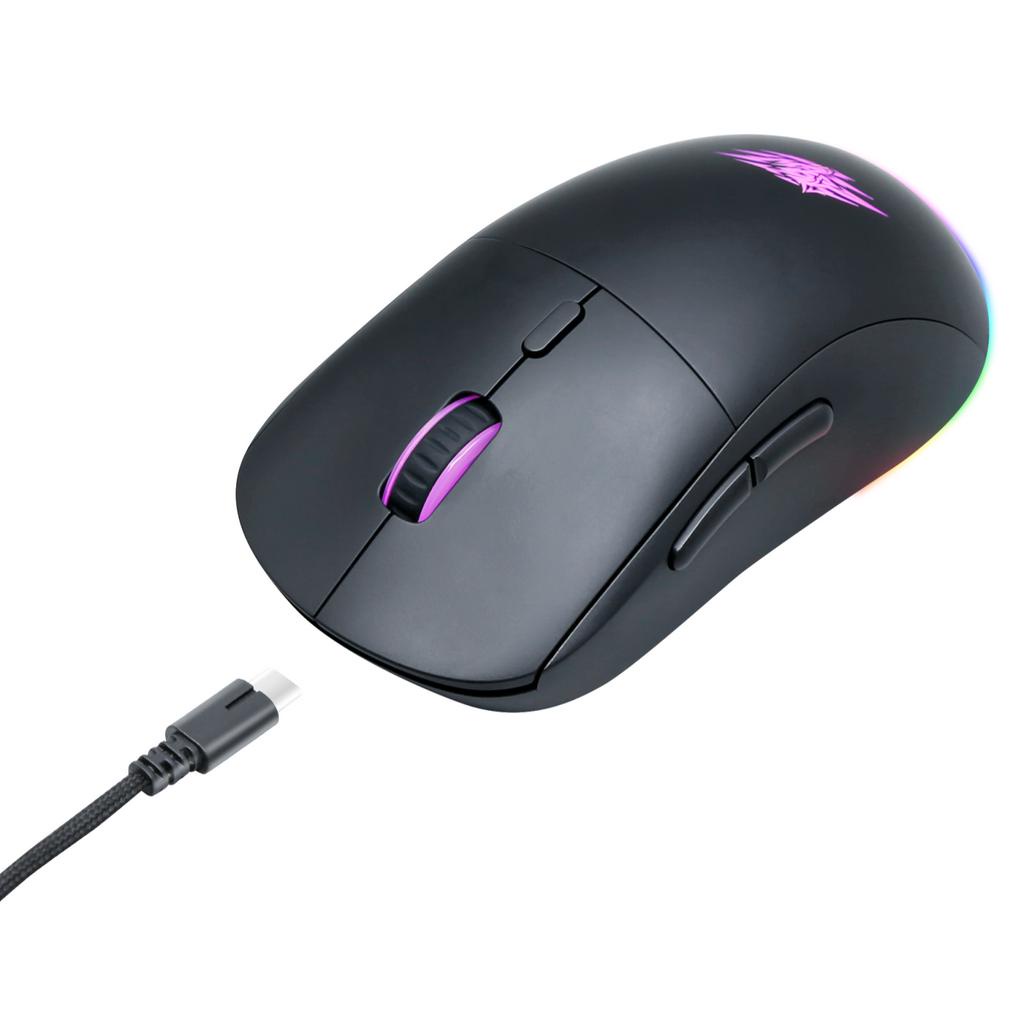 Mouse Gaming Wireless RGB Dual Mode Sades Oculus Wireless / Type-C