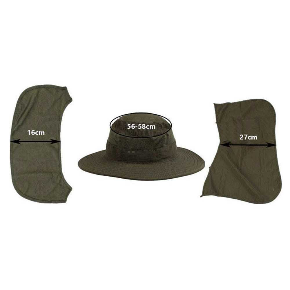 Topi Mancing Camping Outdoor Anti UV Matahari Fishing Hat Round Edge HITAM Grab Medan