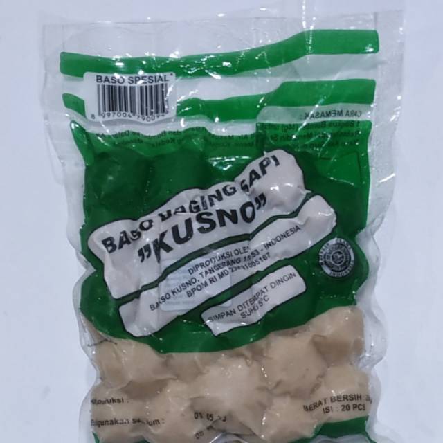 

Bakso kusno - Bakso sepesial Isi 20 Pcs 250 Gram , Bakso siap saji enak