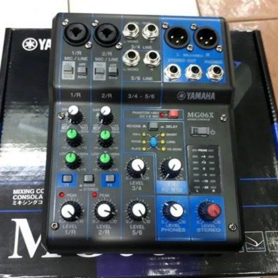 YAMAHA MIXER  MG06X 6 CH 6 CHANNEL