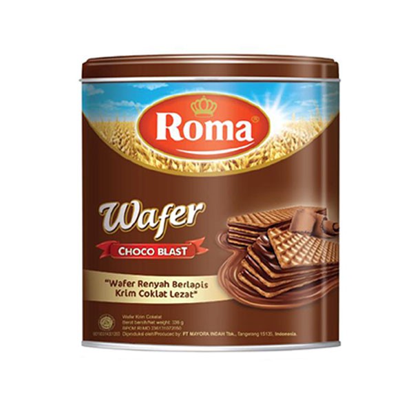 

Roma Wafer Choco Blast Can 336 Gr