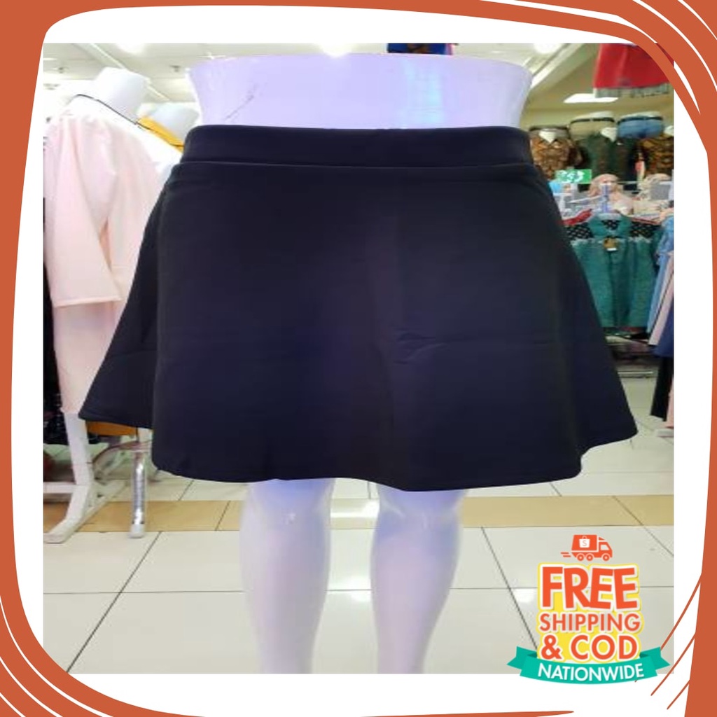 Bawahan remaja Anak Sekolah Kuliah Dewasa Street /  Rok Megar Pendek Flare 78 Panjang Scuba Tebal RO