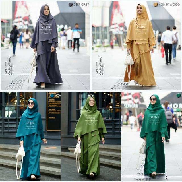 DRESS/GAMIS SET CYRA BY KAISYA