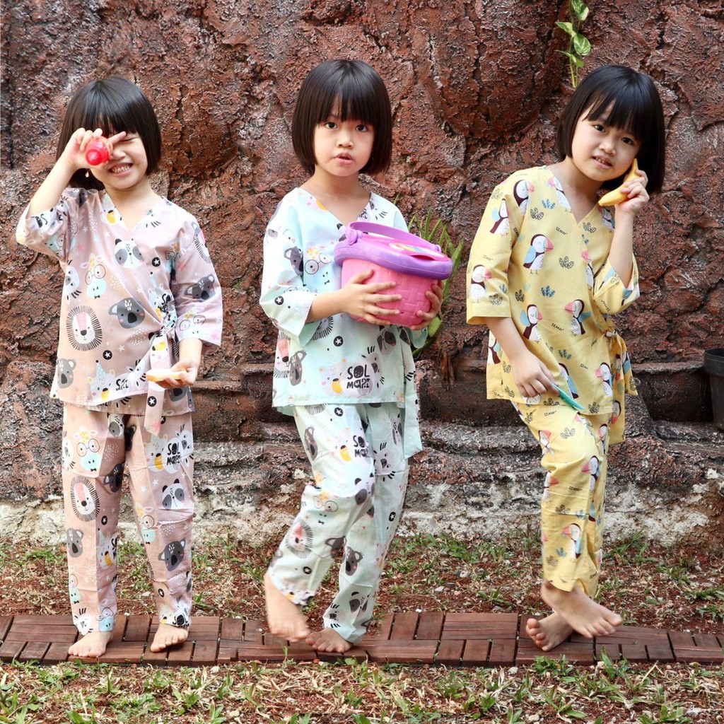 IZANY Kimono Anak Umur 4-5 Th Size 6 Katun Eropa Premium BEST