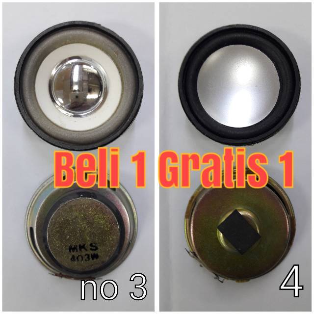 Speaker 4 ohm 3w 5cm