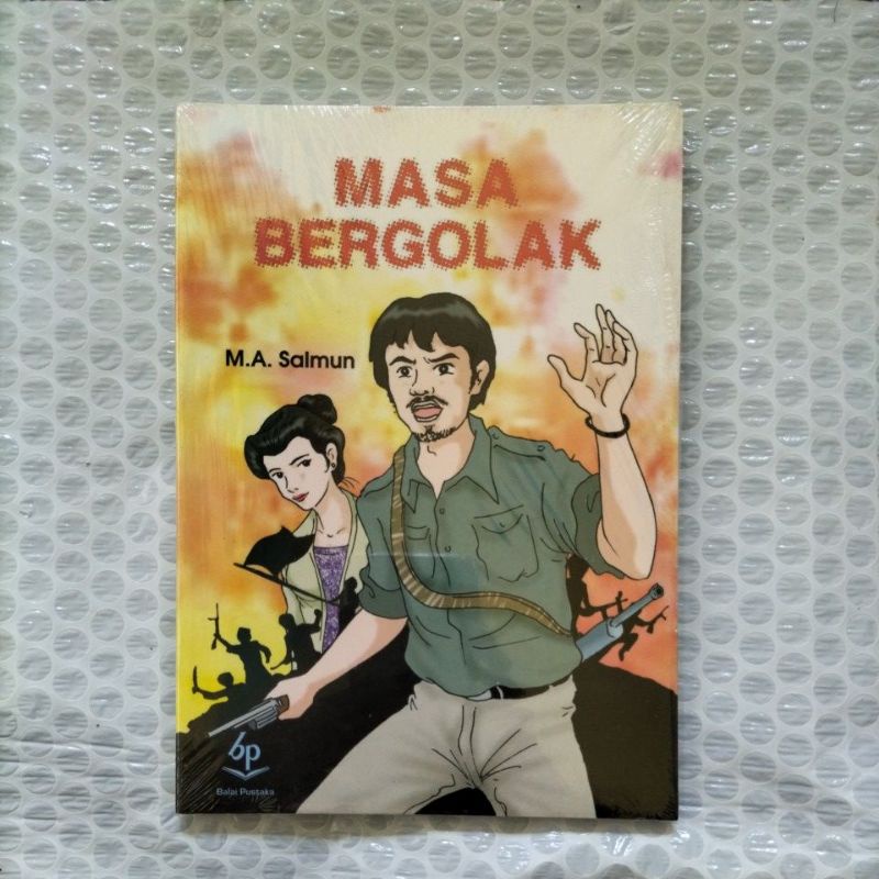ORIGINAL BUKU NOVEL SASTRA MASA BERGOLAK M.A SALMUN