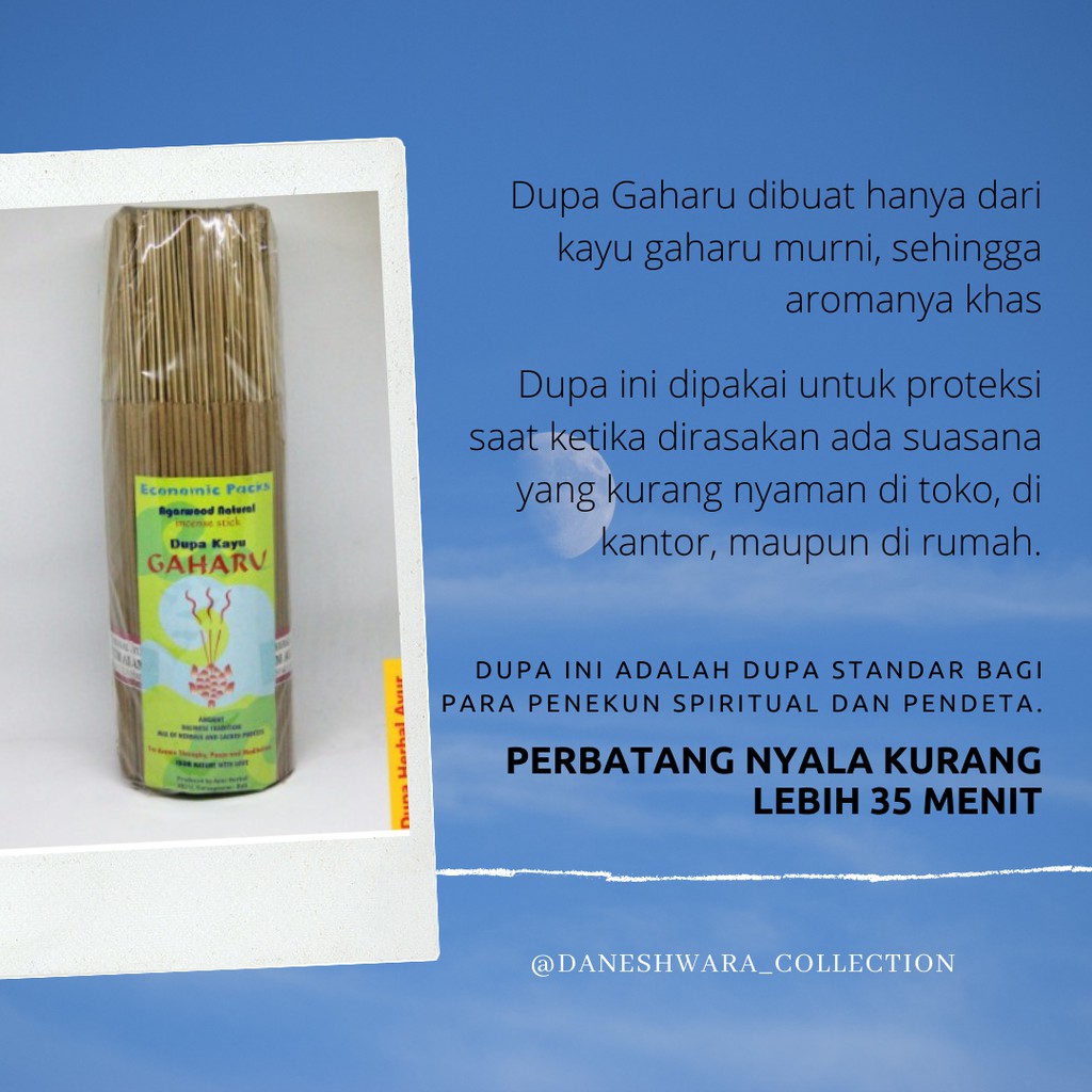 DUPA AYUR HERBAL GAHARU Ekonomis 1kg 100% Original