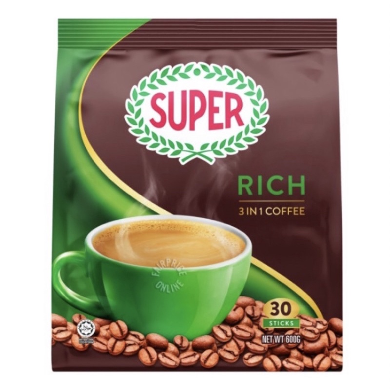 

Super 3 in 1 Instant Coffee Low Fat Rich