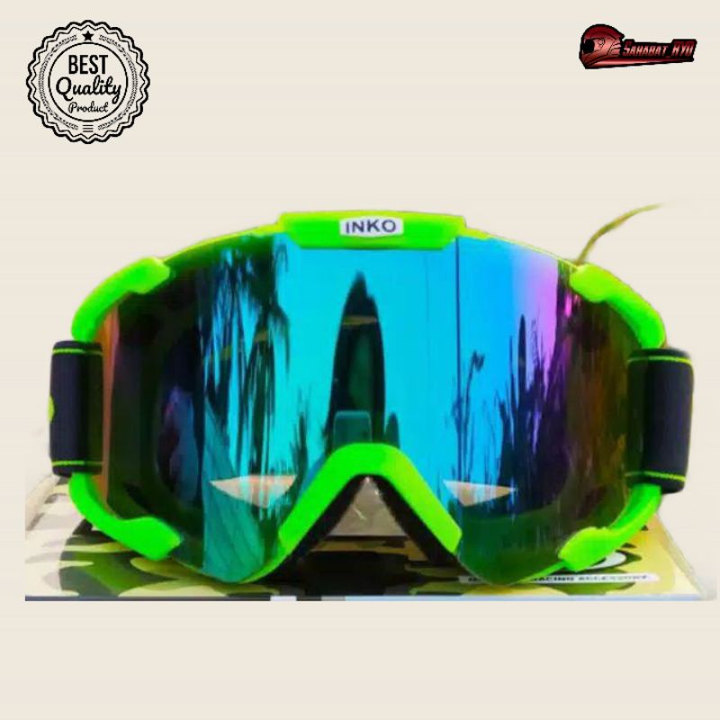 KACAMATA HELM CARGLOSS GOOGLE INKO HELEM FULL FACE HALF FACE JPX CROSS TRIAL