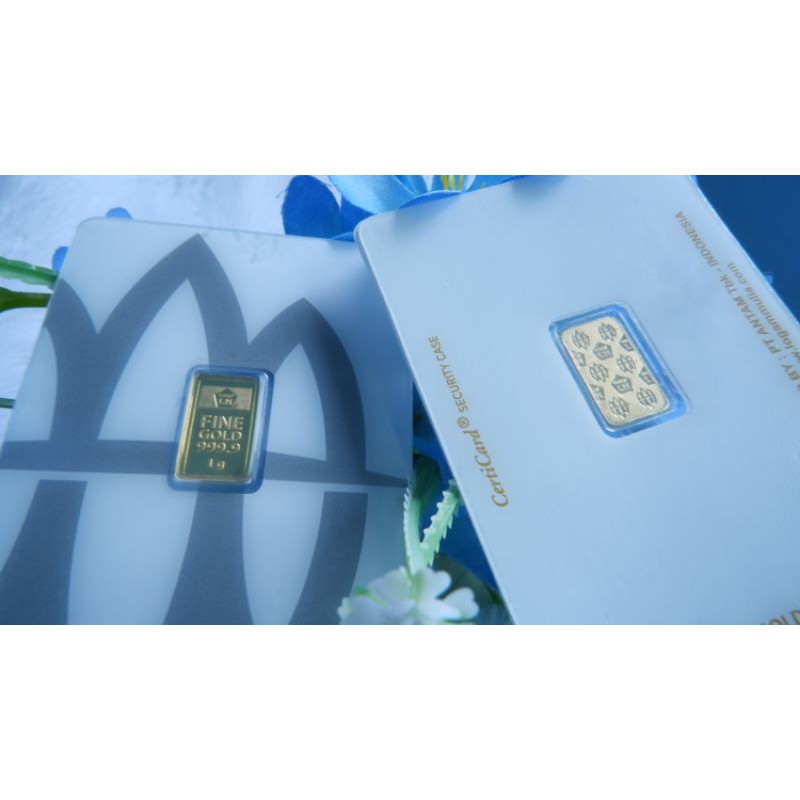 LOGAM MULIA serti 1gram, 2 gram,3 gram,5 gram certi[Harga emas antam hari ini]