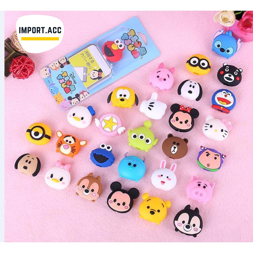 READY STOCK JKT| Cable Bite/Pelindung Kabel/Cable Saver/Cable Protector- Tsum Tsum