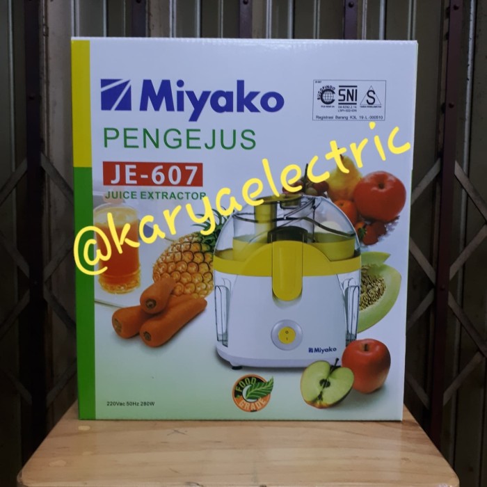 JUICER MIYAKO JUICE EXTRACTOR JE 607
