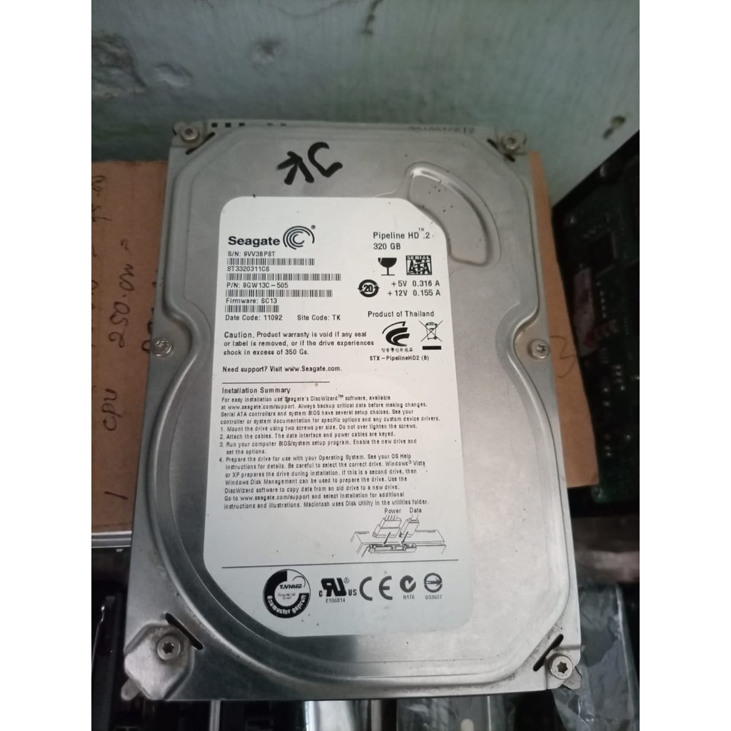 hardisk pc 320 gb