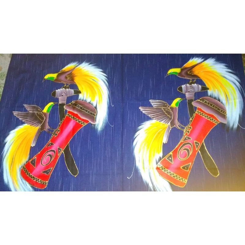 tenun lurik gerimis lukis