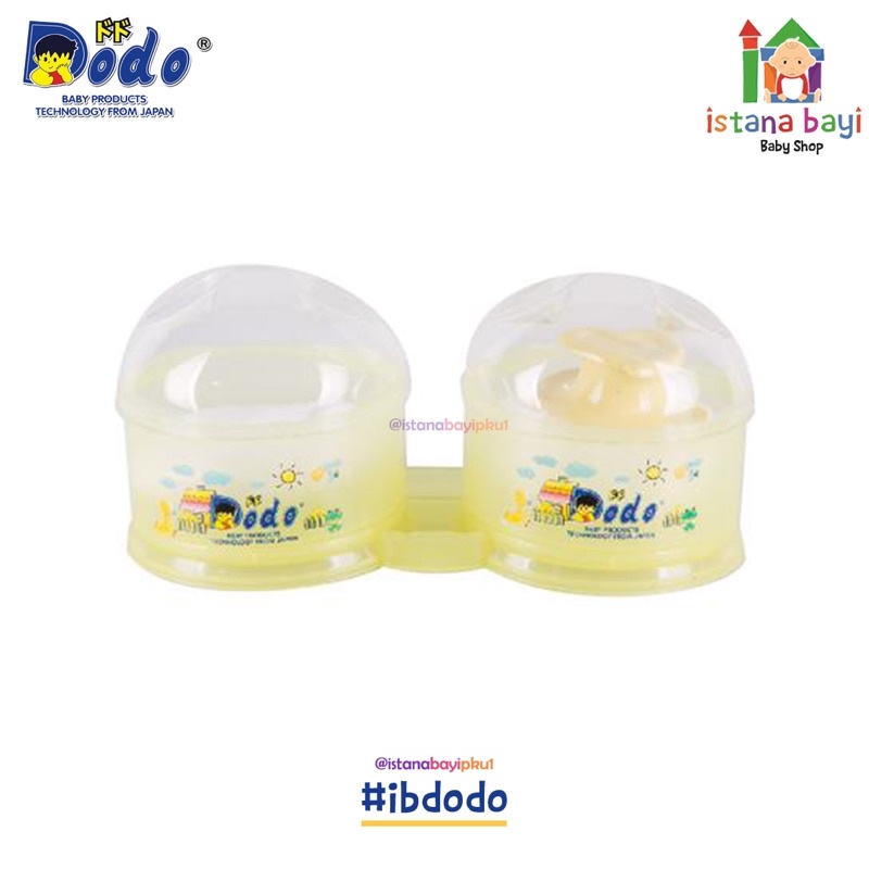 Dodo Powder Case isi 2 DAC008 - Tempat Bedak Bayi