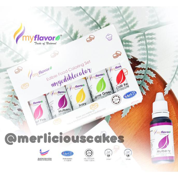 

My Flavor Summer Crush Gel Food Color Set Food Colour