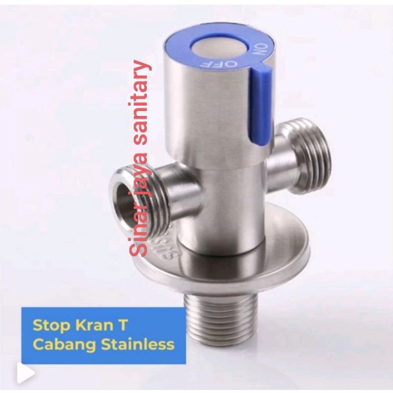 Stop kran cabang sus 304/ Stop kran hand shower / stop kran toilet