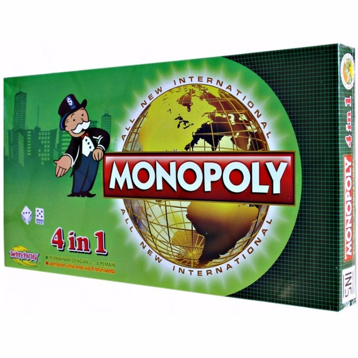 mwn.toys Mainan Monopoli 4 in 1