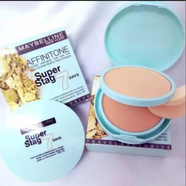 BEDAK MAYBELLINE - Affinitone 2 in 1 super stay 7day Powder + Foundation