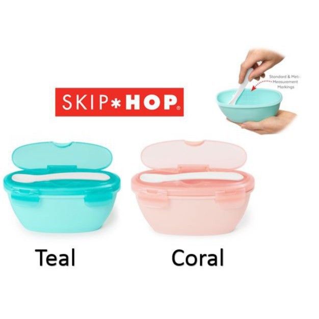 Skip Hop Easy Serve Travel Bowl and Spoon Set