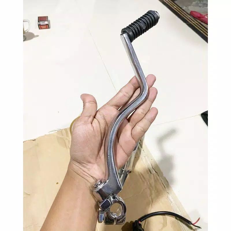 kick stater selahan starter viar model ulo detail ori original kick starter tlr detail ori original