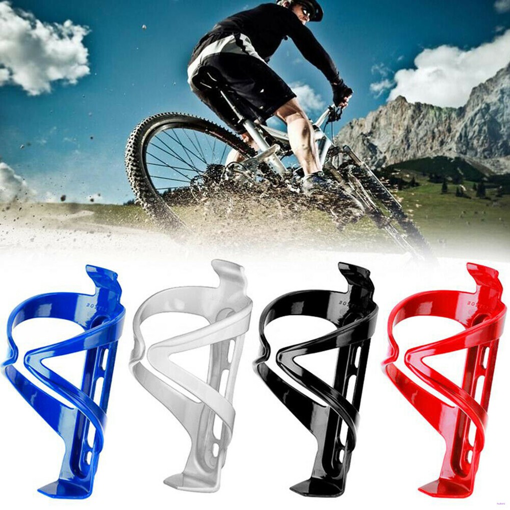 Bike Water Bottle Cage Mountain Bicycle Road Cycling Frame Mount Drinks Bottle Plastic Holder Bracket, Red