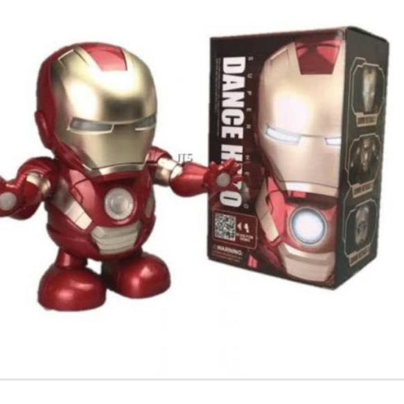  Robot  Joget  Mainan  Anak Dance Hero Iron Man  Shopee 