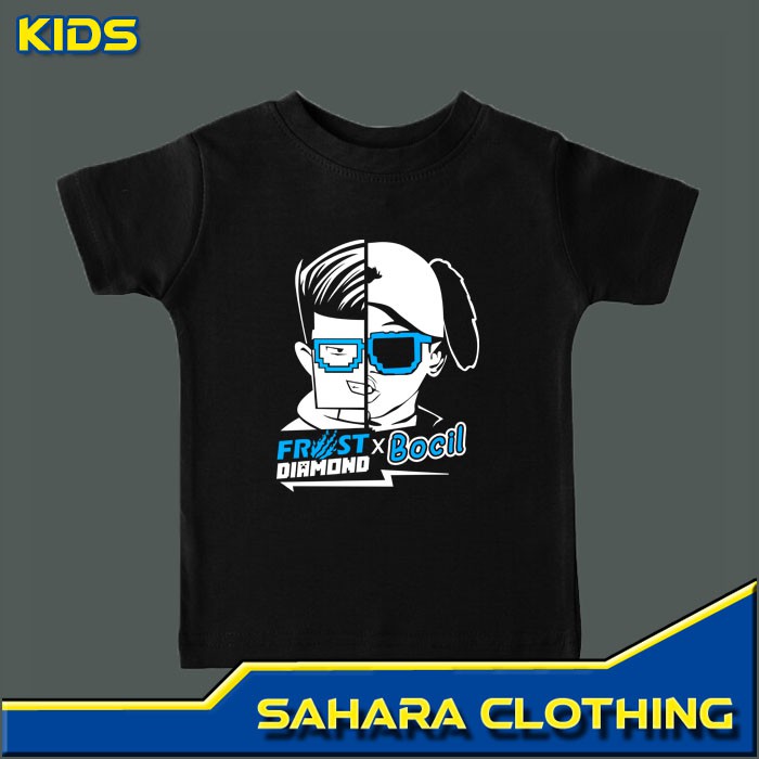 Kaos Anak Frost Diamond X Bocil Kaos Frost Diamond Youtuber Gamers Indonesia