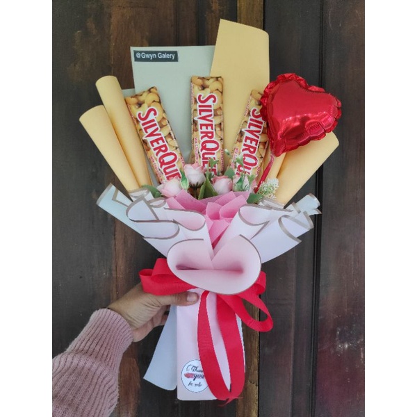 BUCKET COKLAT SILVERQUEEN/ BUCKET MURAH/ HADIAH ULANGTAHUN