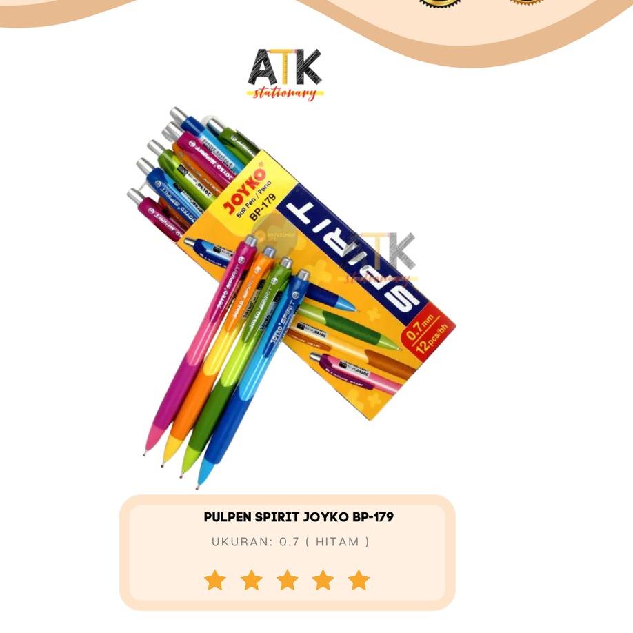 

POPULER Pulpen Joyko Spirit BP-179 atk T77.