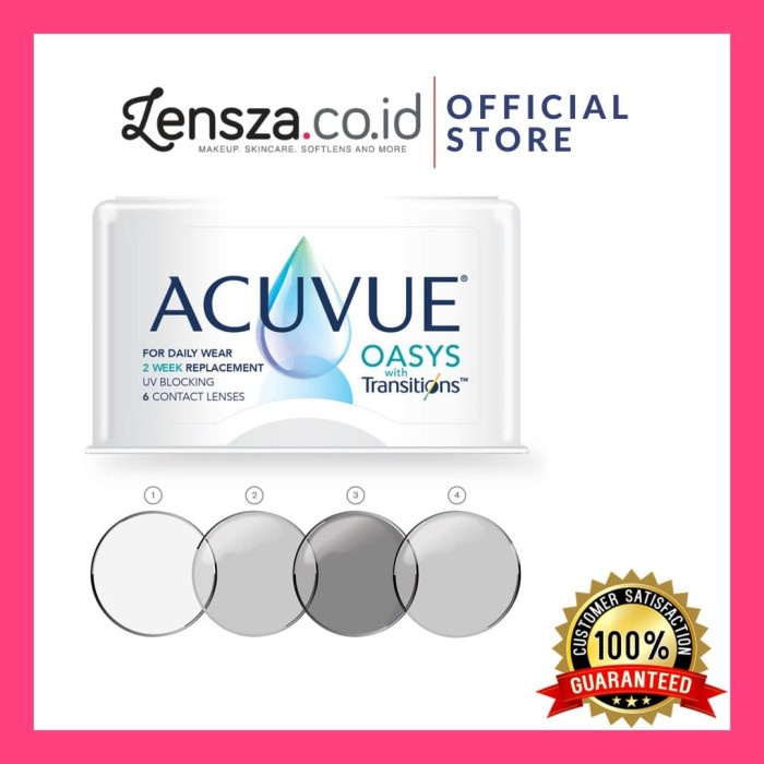 ACUVUE OASYS TRANSITIONS/Soflen Bening Normal & Minus/Softlens Oasys