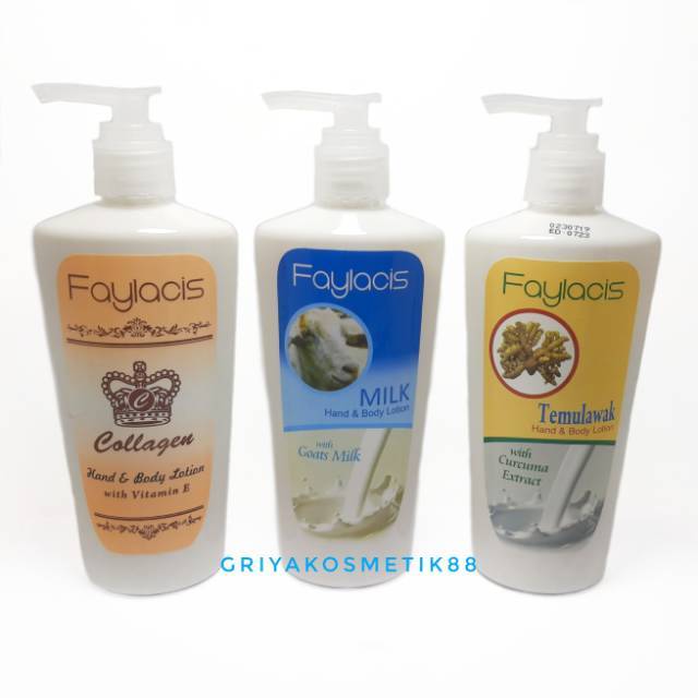 HAND BODY LOTION FAYLACIS BPOM 250ML