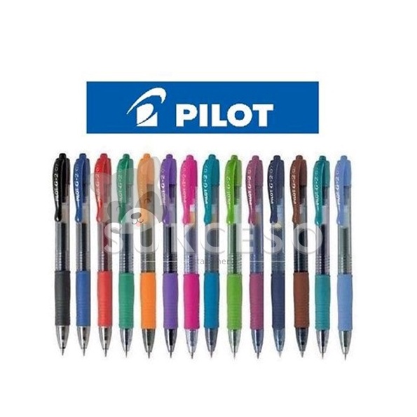 

Pilot Gel Ink Ball Point Pen Pulpen G-2 0.7mm BL-G2-7 Fine Varian Warna Murah