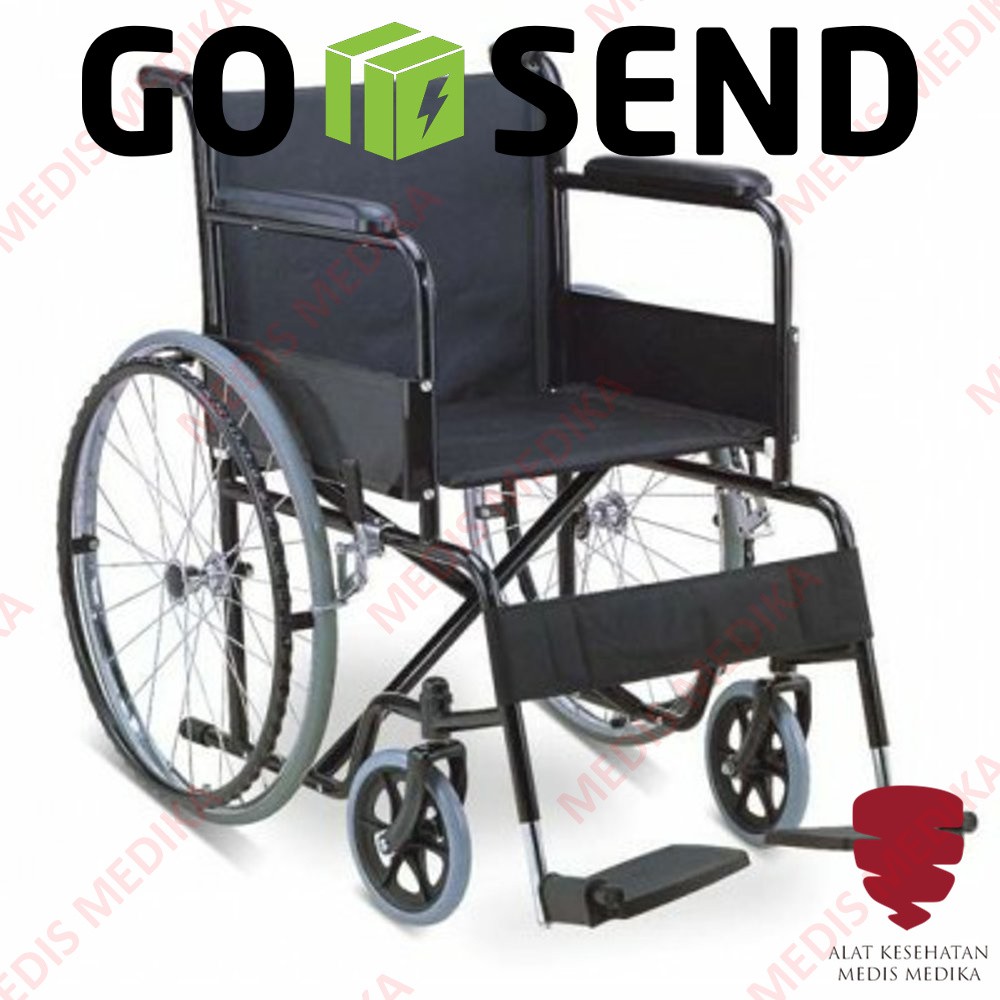 GOJEK ONLY Kursi Roda GEA FS 875 Standard Wheel Chair FS875 Ekonomis