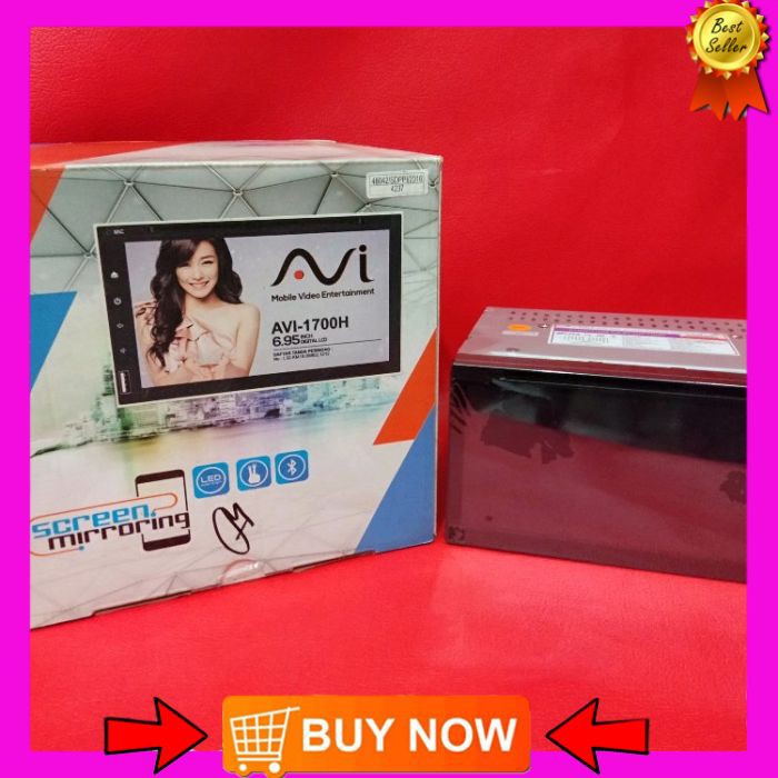 Head unit Double din AVI seri AVI-1700H Pullglas-Pulltackrin and Millorink Audio Mobil