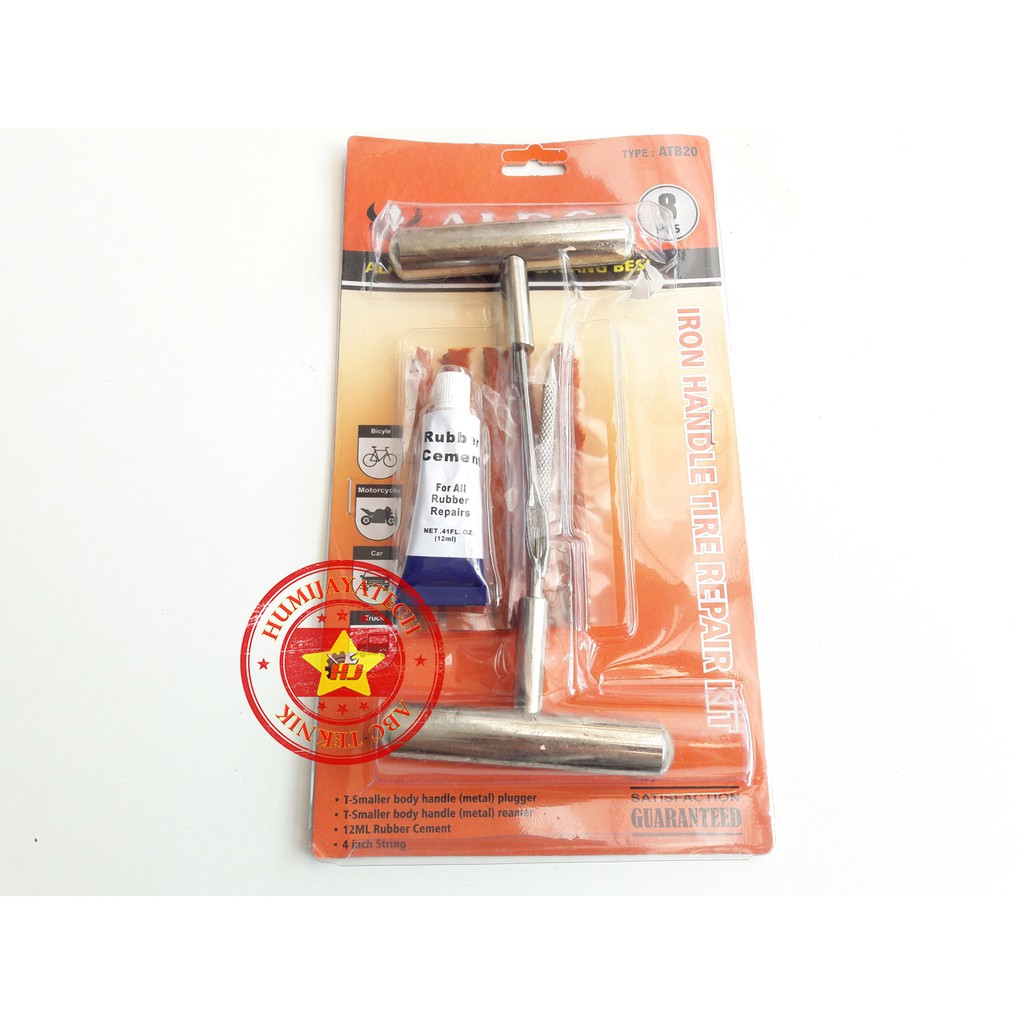 Alat Tambal Ban Tubeless Besi Aldo / Alat Tubeless Ban / Tubless Ban / Alat Tambal Ban