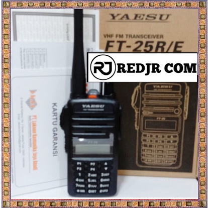 JUAL HT YAESU FT 25 FT25 FT-25 VHF SINGLEBAND ORIGINAL MURAH