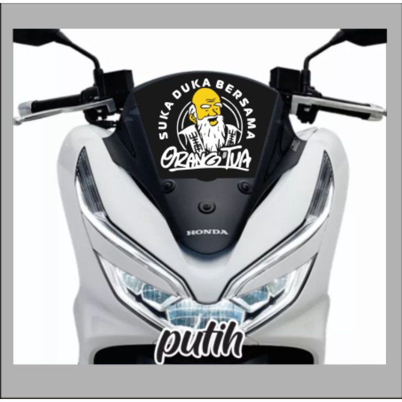 sticker cutting visor nmax dan pcx 2022