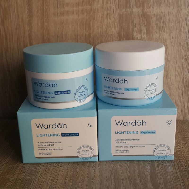 WARDAH LIGHTENING SERIES NIGHT / DAY CREAM KRIM SIANG / MALAM 30 GR