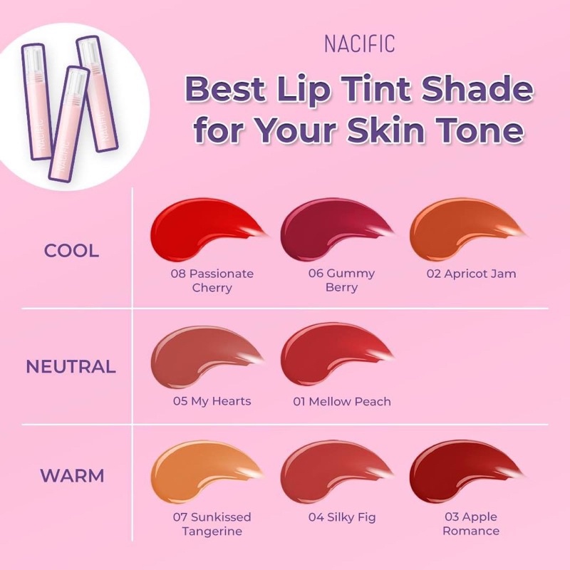 NACIFIC Glossy Mood Lip Tint