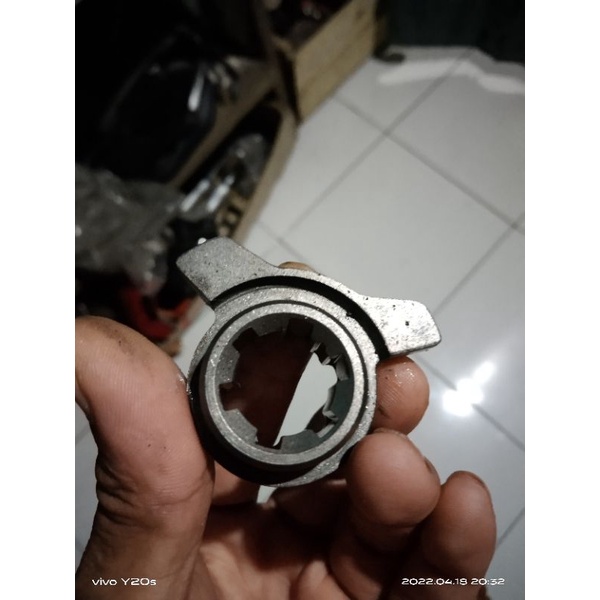 starter kick gigi as kick stater satria 2tak hiu lumba original sgp