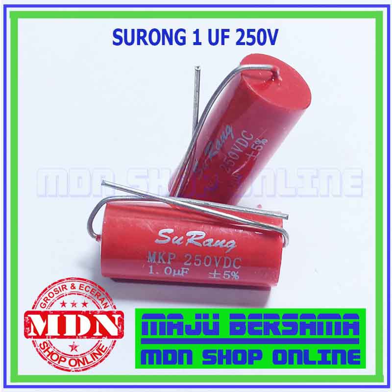 Kapasitor Surong 1 uf 250v - kapasitor audio