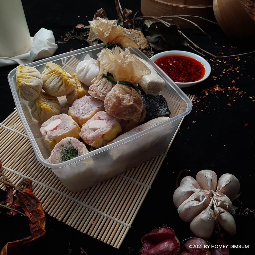

Dimsum Frozen Mix 30 - Paket Dimsum Original Homey Dimsum
