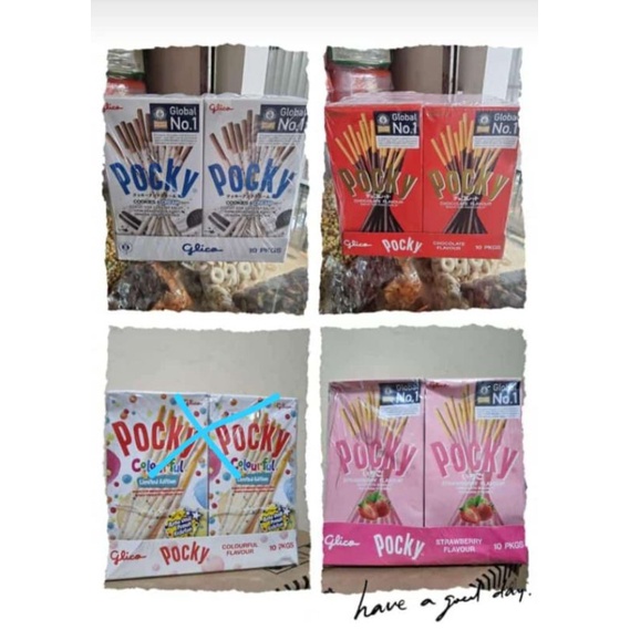 

coklat pocky isi 10